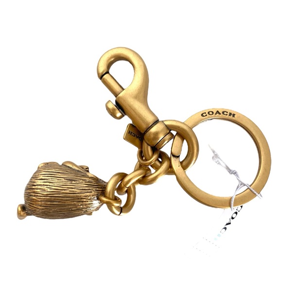 Coach Hedgehog Bag Charm Key Ring - Picture 5 of 6